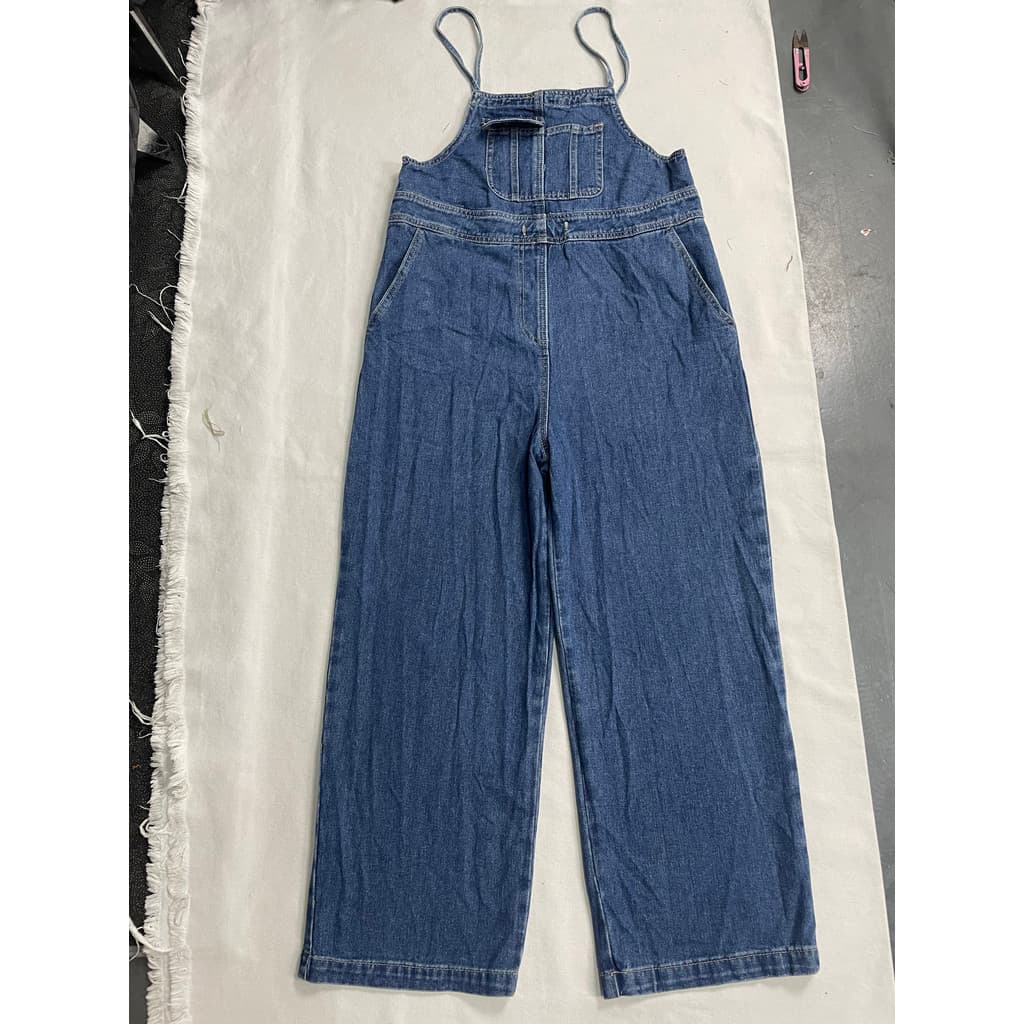 Um metro cinco pessoas pequenas primavera verão estilo japonês estilo preguiçoso macacão solto sensação capa carne perna