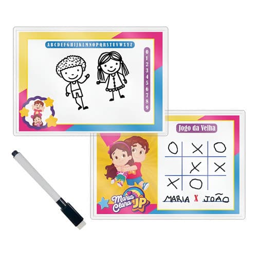 kit Lousa Mágica Educativa Caneta Infantil Maria Clara E Jp