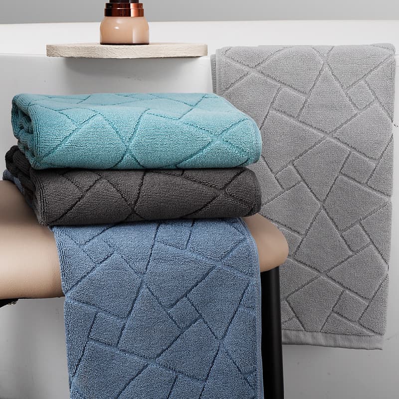 Toalha de chão de Hotel Toalha de pé de banheiro 80 * 50 Extra Grosso Absorvente Estilo Japonês SPA Tapete de chão