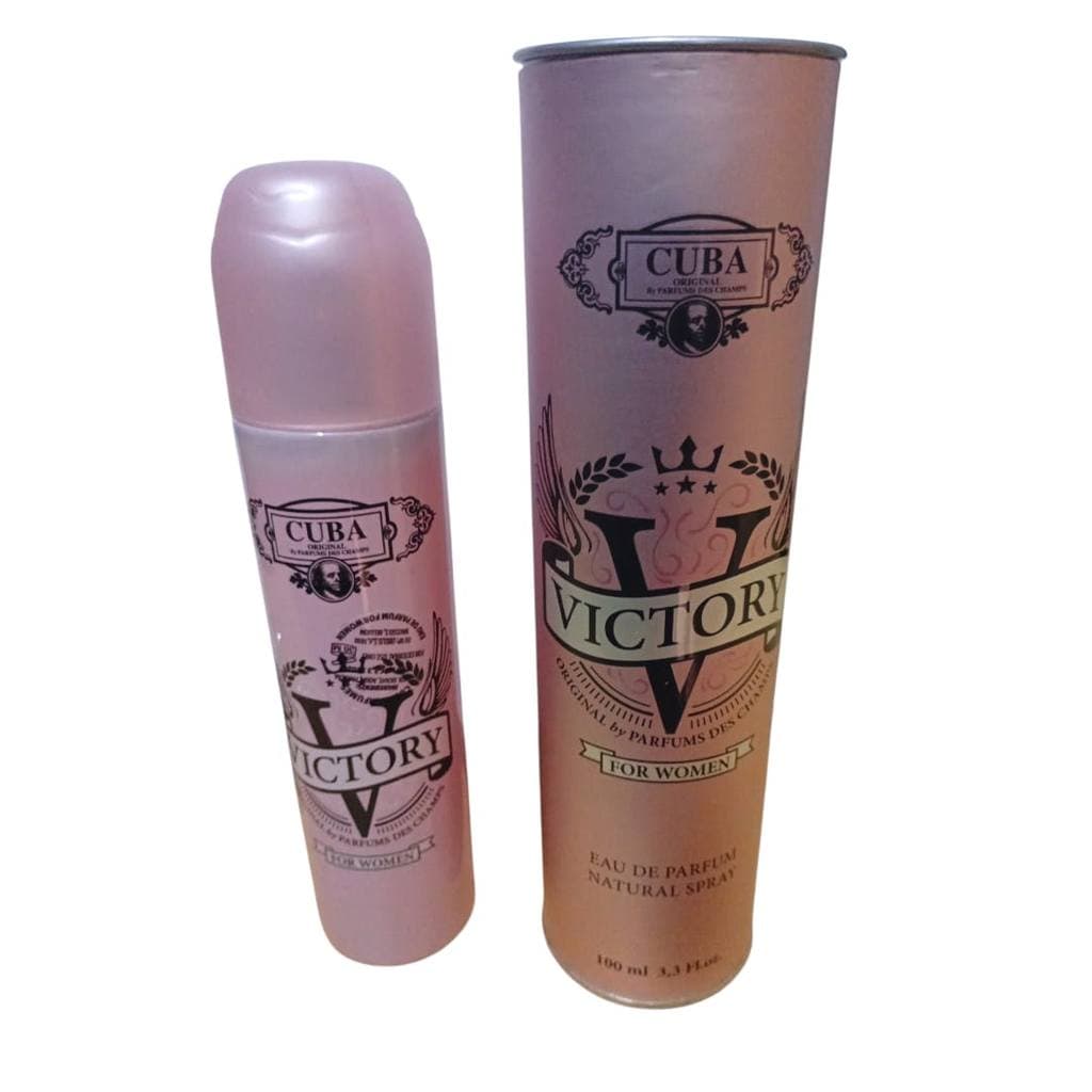 Perfume Cuba Victory Feminino 100ml Original Lacrado Eau De Parfum Fragrância Importada Marcante