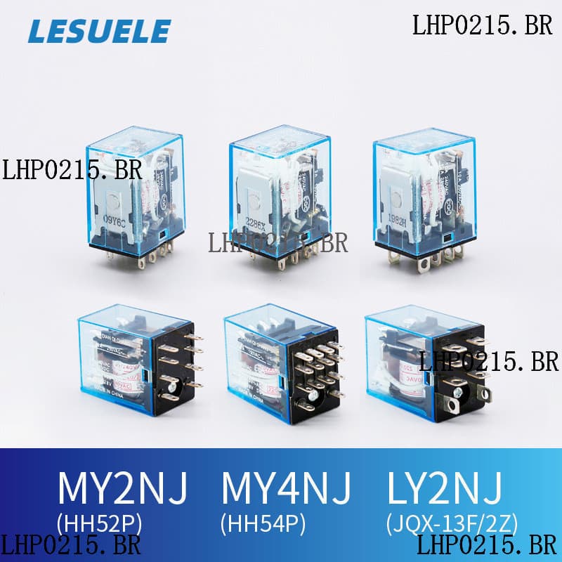 LESU Pequena base De Relé Intermediário 8 Pinos 14 Com MY2NJ LY2NJ MY4NJ Eletromagnético