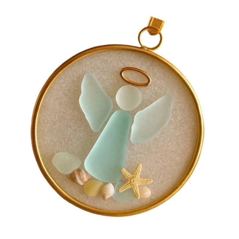 zzz Ornamento De Árvore De Feriado Com Tema De Praia , Decoração Natal Em Resina Para Lareiras , Festival Interno E Exte