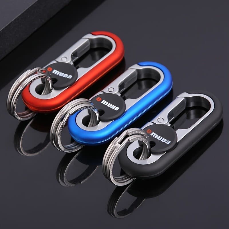 Chaveiro De Carro De Metal Masculino Cinto Pendurado Negócios Wxquisite Pingente De Anel Duplo