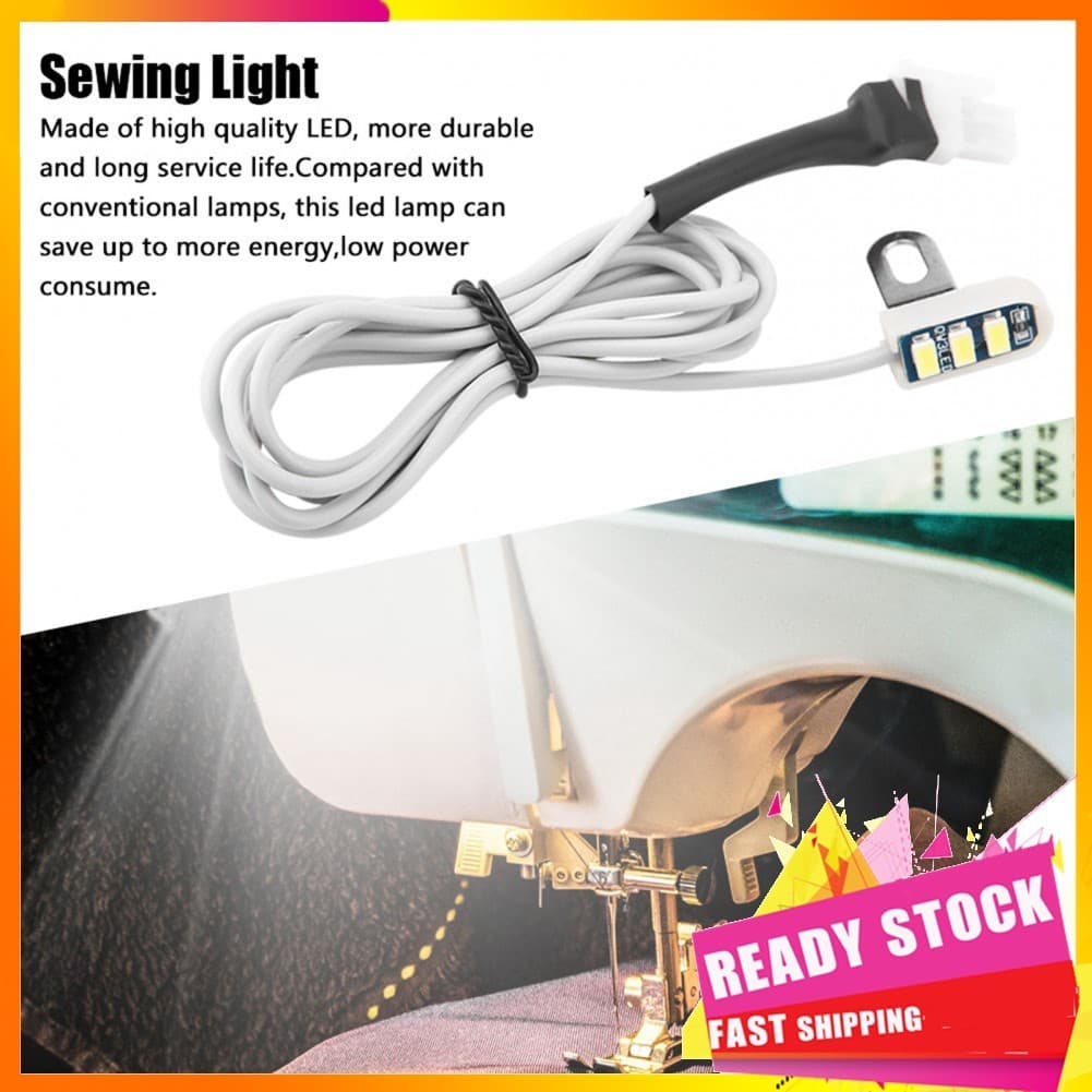 Gfgfgfgg 5V Sewing Machine Lamp  50.4in 3 LED Beads Light for Overlock Accessory