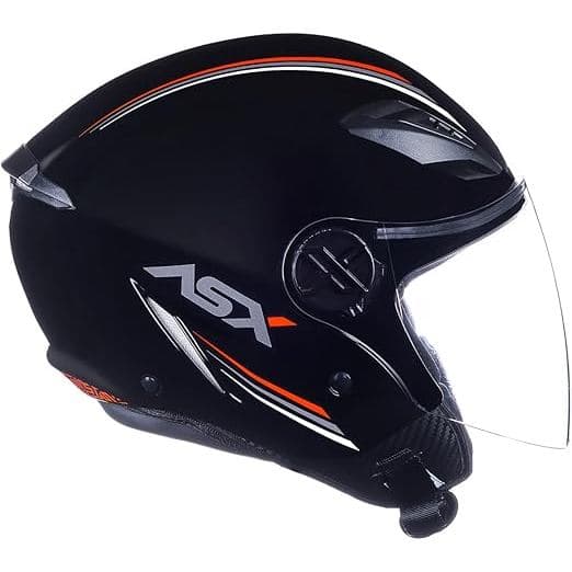 Capacete ASX City Air Solid Brilho Preto 58/M