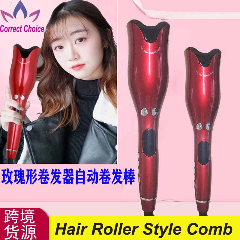 Modelador De Rolo De Cabelo Ferro Elétrico Em Forma De Rosa Automático