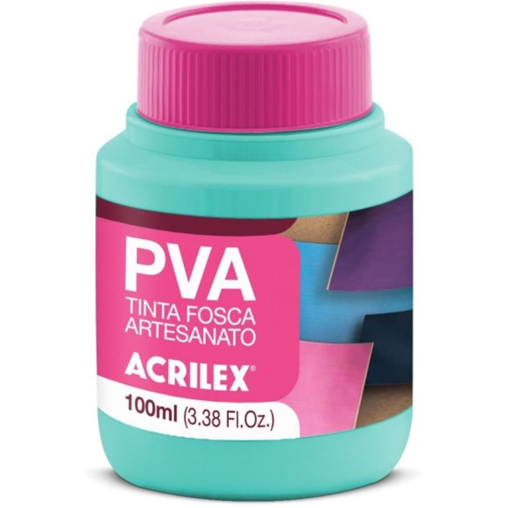 Tinta Plástica Acrilex 100ml Verde Água 821