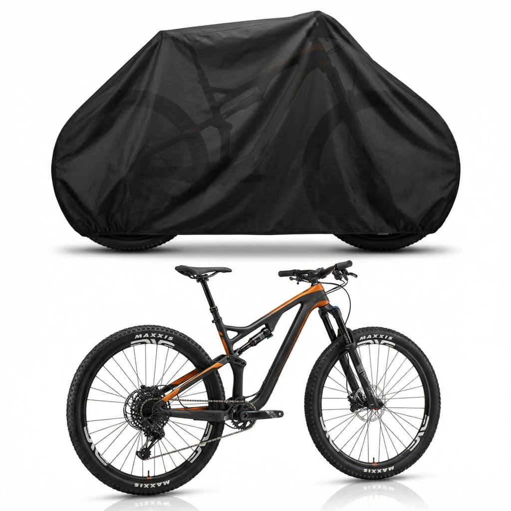 Capa de Cobrir Bicicleta Bike 100% Forrada em Couro Impermeável Aro 24/26/29