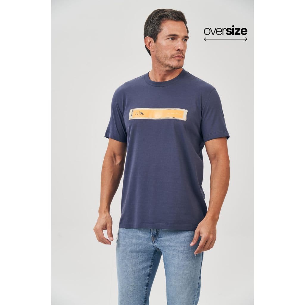 Camiseta Duct Tape Masculina Oversize Acostamento