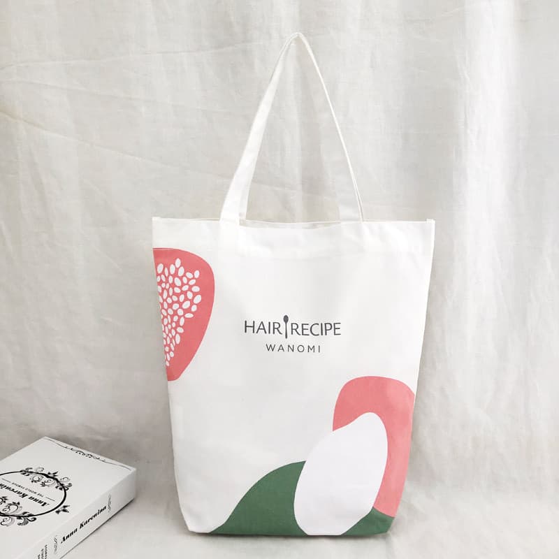 Bolsa de algodão de comércio exterior feminina estudante de grande capacidade lona de um ombro En