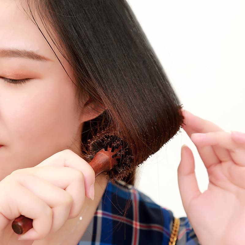 Pente de ondulação para mulheres, pente de rolamento de cabelo longo dedicado para salão de beleza, estilo de sopro prof