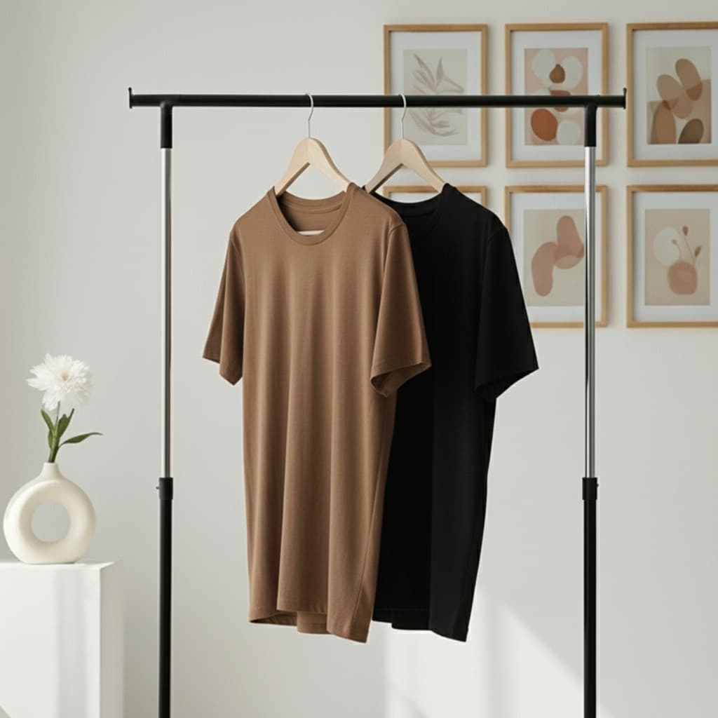 Kit 2 Camisetas Algodão Puro – Toque Suave Premium
