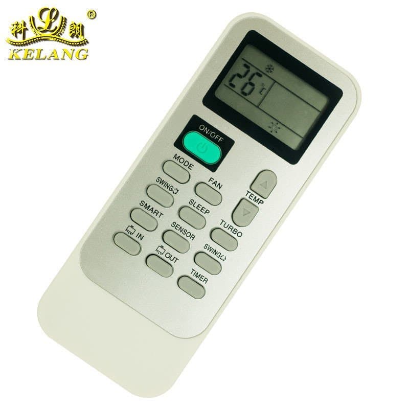 A versão em inglês é adequada para o controle remoto do ar condicionado Haixinke Long DG11J1-02. O controle remoto origi