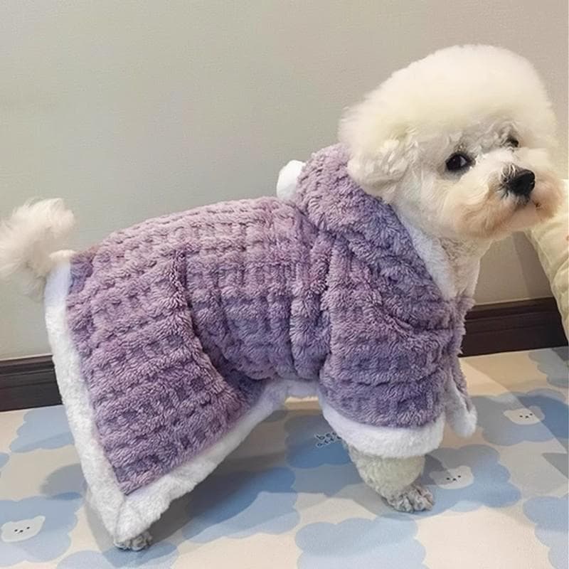 Roupas para cães outono inverno quente manto Pet dormir esteira Teddy manto pequeno médio cão camisola gato cobertor