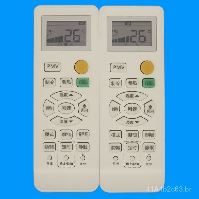 Compatível com o controle remoto do ar condicionado Haier 0010401715DA, com função de autolimpeza, universal para todos