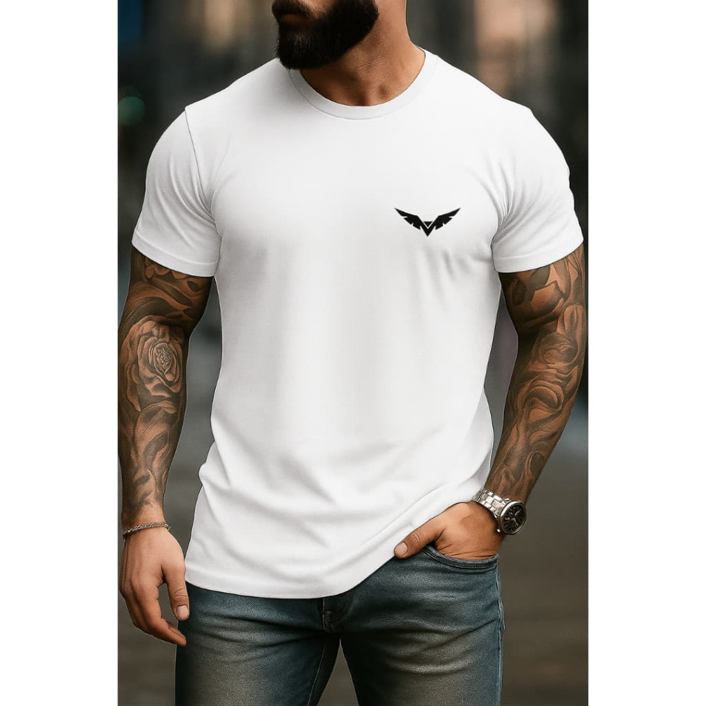 Camiseta Camisa Águia Masculina Lançamento Premium Tendência 100% Algodão casual elegante dia dia