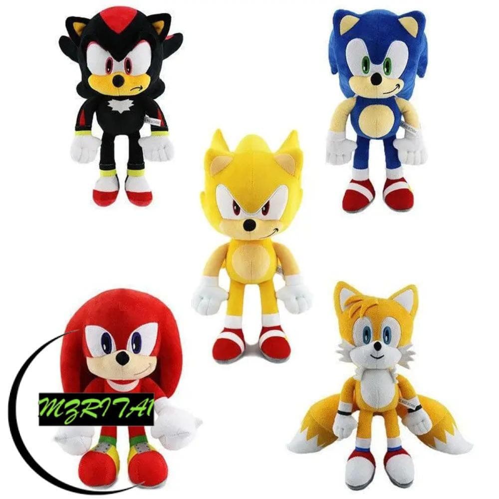 Brinquedo de Pelúcia MARITA1, Animal de Pelúcia Supersônico de 30cm, Boneco de Pelúcia Cartoon Tarsnak Hedgehog Sonic Pr
