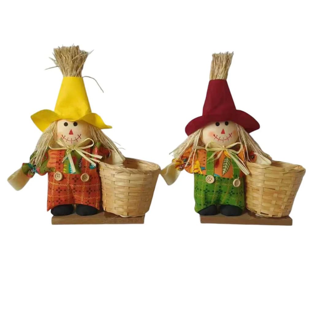 Espantalho em Pé com Cestinho Decorativo Sortido Festa Junina - 26cm