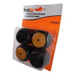 PONTEIRA BESTFER P/MOVEIS DESLIZANTES 25MM C/4PCS - BFH2277
