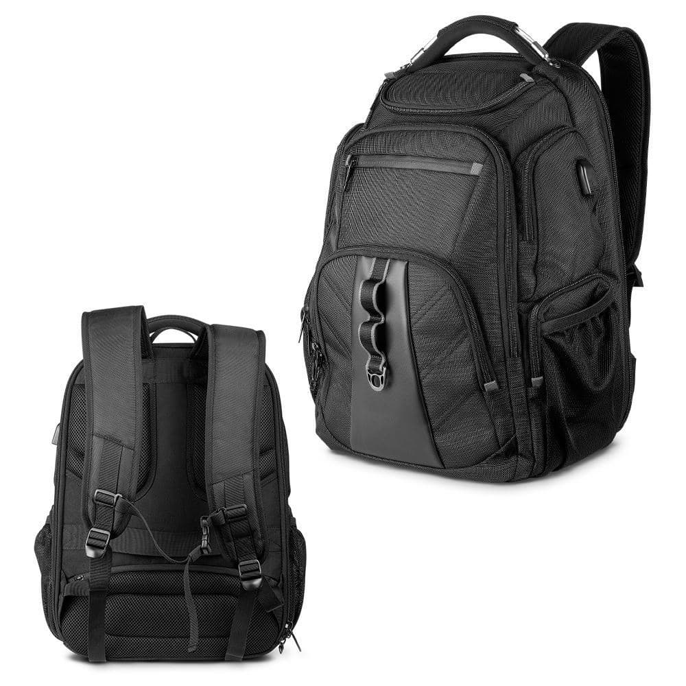 Mochila Executiva Preta Para Notebook e Tablet Unissex