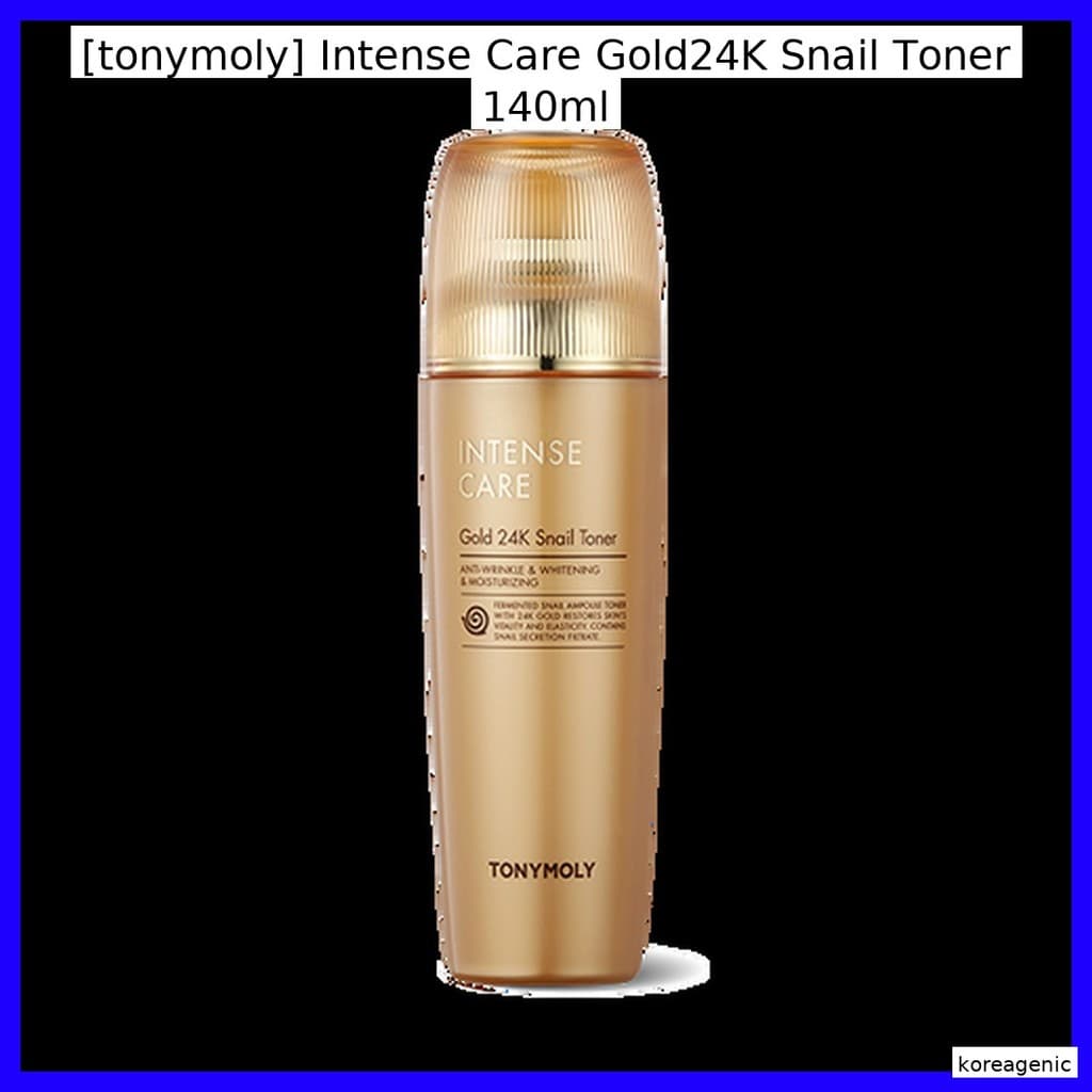 [tonymoly] Toner De Caracol Intense Care Gold24K 140ml/Hidratante , Radiante Da Coréiagênico