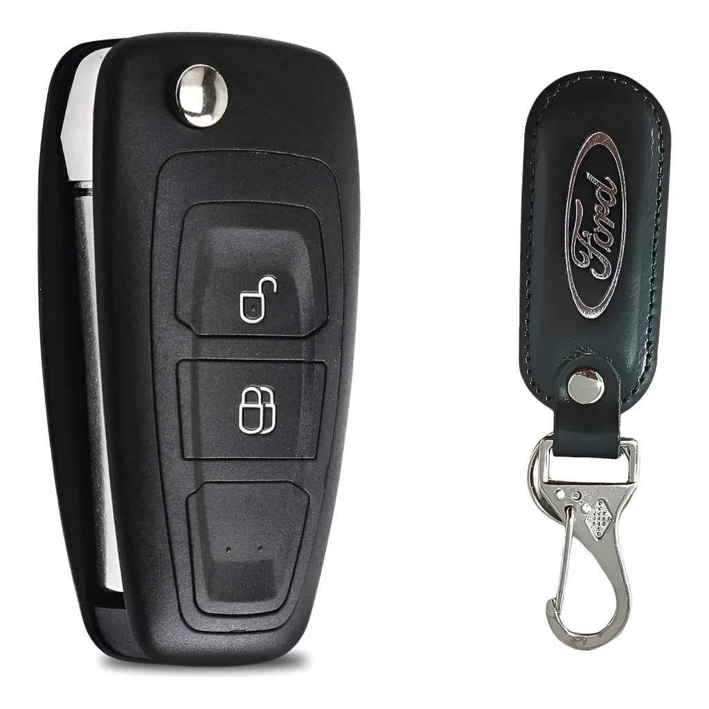 Chave Chaveiro Ranger Eco Novo Focus 2014 2015 2016 2 Botões