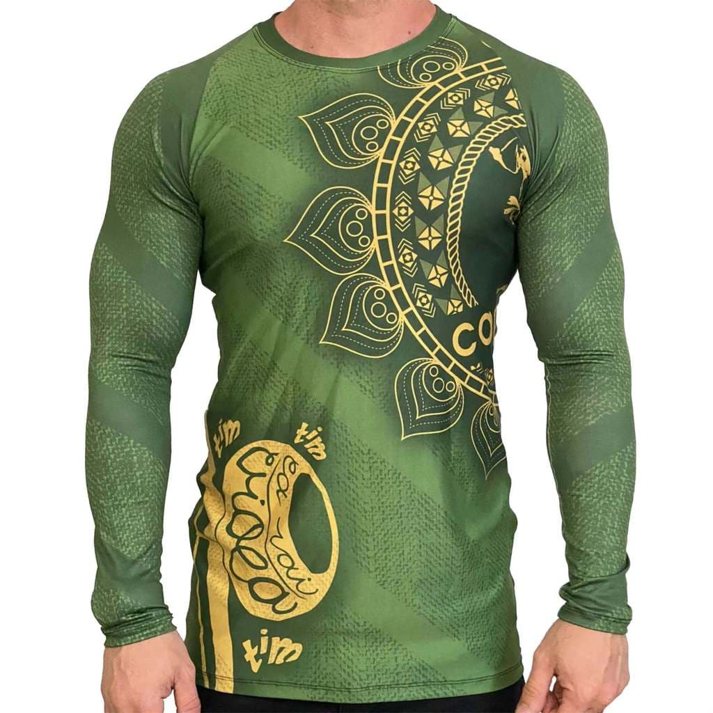 Blusa Compressão Masculina Capoeira Paranâue Manga Longa