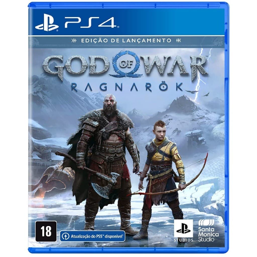 God of War Ragnarok Ps4 Mídia Física Novo Lacrado Original