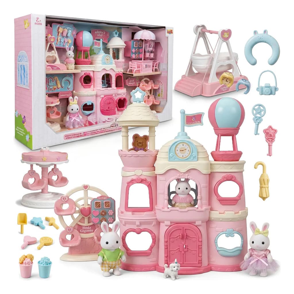 Casinha Feliz Palácio e Parque Brinquedo Infantil Zoop Toys