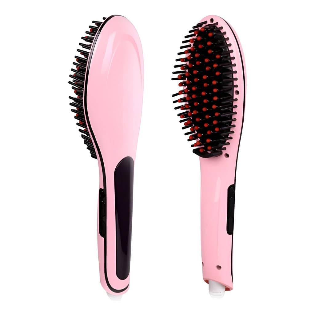 Escova Modeladora Secadora Alisadora Elétrica Giratória Volume Brilho Rápido Bivolt
