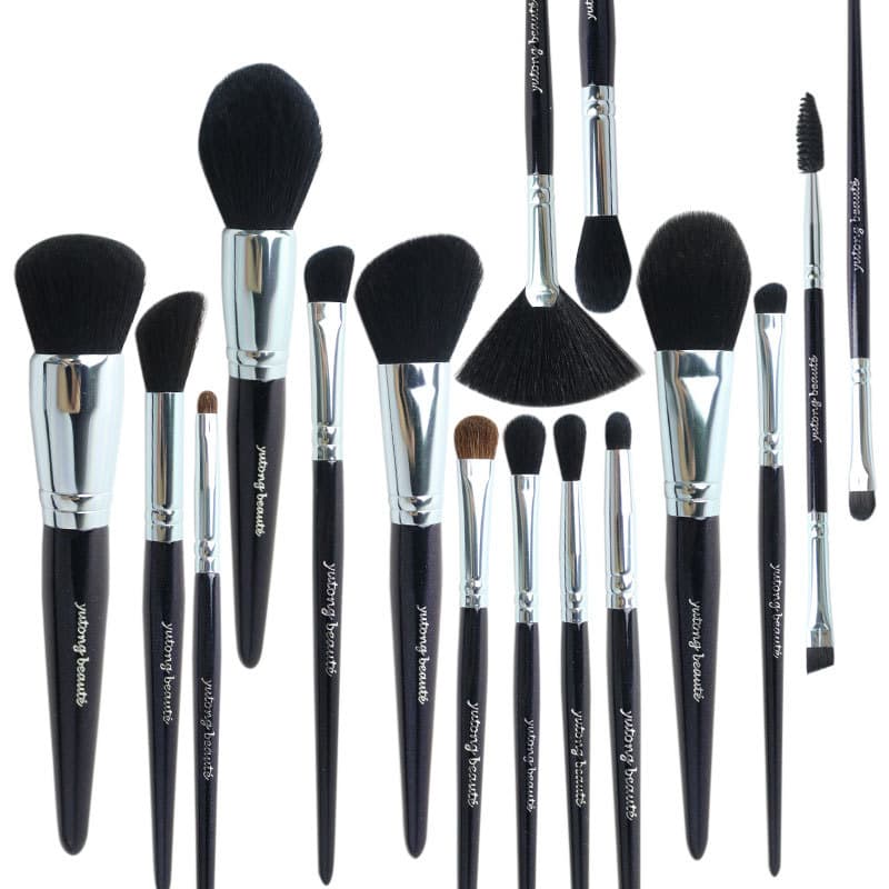 Frete grátis você azul 16 conjunto de maquiagem pincéis pó solto Blush pincel sombra pincel de maquiagem pincel de sobra