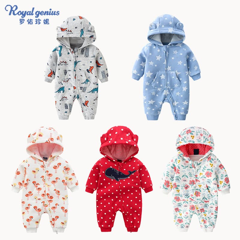 Primavera outono masculino feminino macacão de bebê recém-nascido roupas de passeio duplo 0-3-6 meses macacão