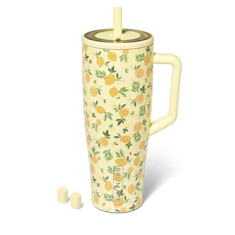 Copo Térmico BrüMate Era de 40oz com Alça e Canudo + Tampa Magnética para Canudo, Pacote com 2 Peças |   Copo Térmico 10