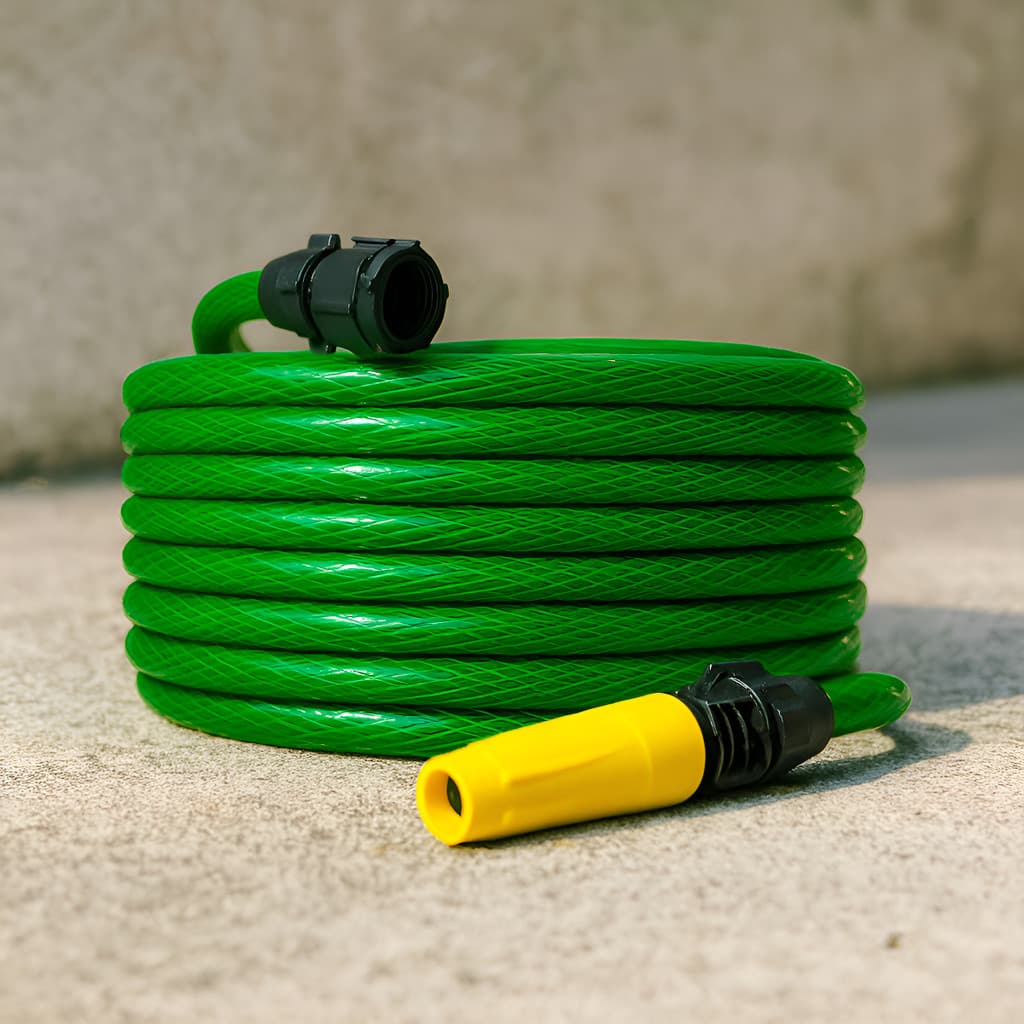 Mangueira de Jardim PVC Reforçada 1/2 pol. com Esguicho em Vários Tamanhos