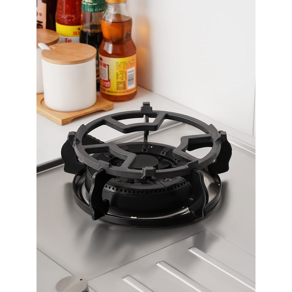 Suporte japonês para fogão a gás, rack para fogão a gás, suporte para panela, fogão, panela pequena, pote de leite, rack