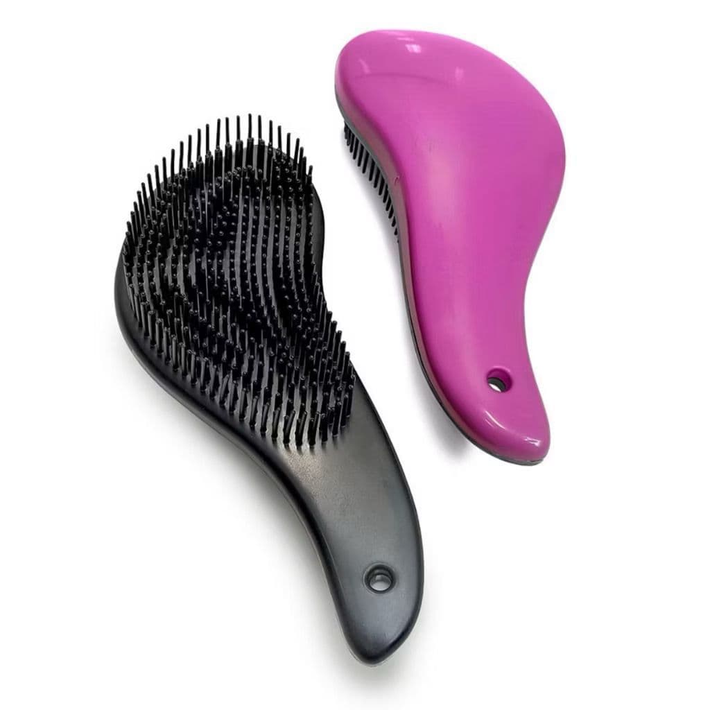 ESCOVA MÁGICA FUNCIONAL ANT FRIZZ DESEMBARAÇAR CACHOS AFRO BLACK FEMININO MASCULINO UNISEX