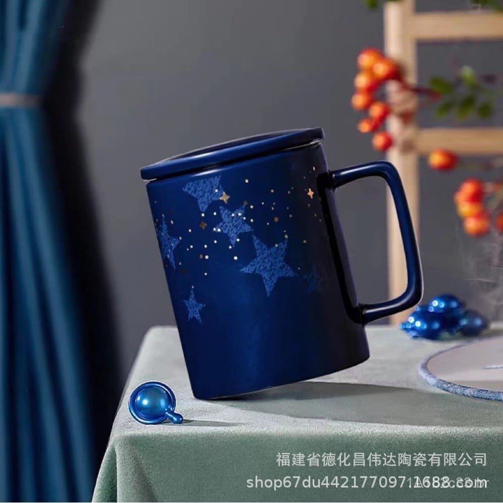 Nova caneca de cerâmica, copo de água para escritório, caneca de cerâmica com tampa, entrega direta do fabricante, canec