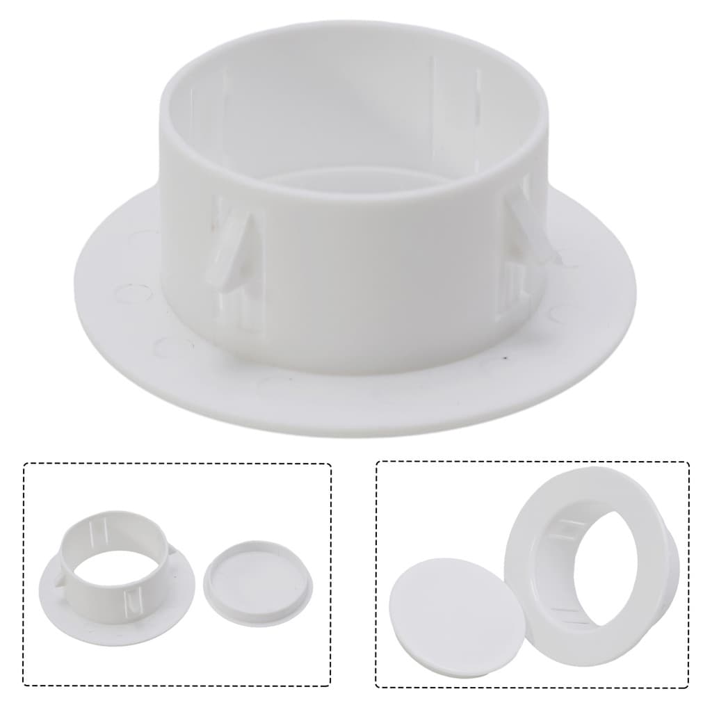 AOP 40-100mm Tampa Decorativa De Furo De Parede Protetora Tampão Plástico