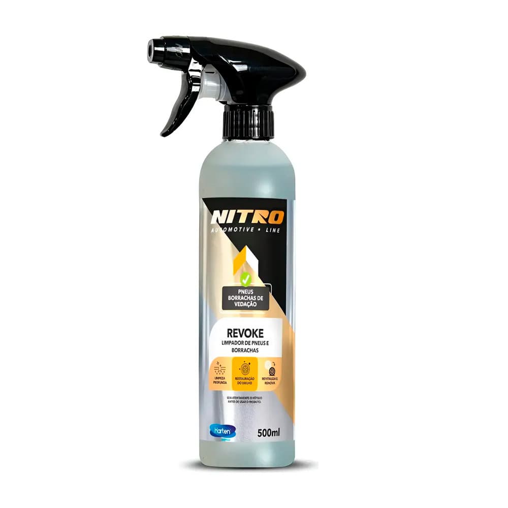 LIMPA PNEU E BORRACHAS REVOKE NITRO 500 ML