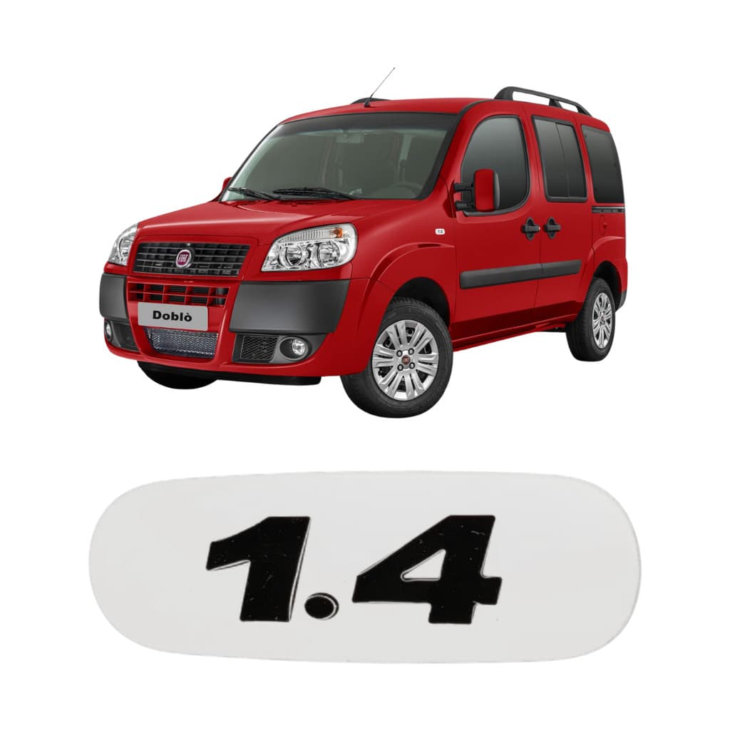 Emblema 1.4 Lateral Paralama Dir Fiat Doblo Orig 100183169