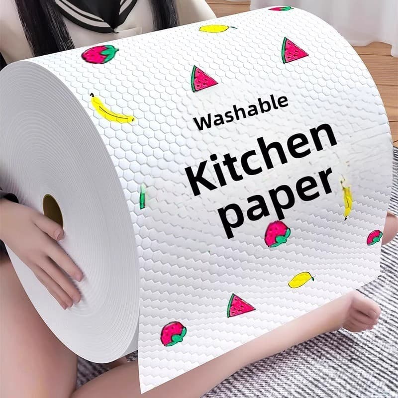 Pessoas preguiçosas dedicadas panos de cozinha espessados descartáveis toalhas de papel absorventes de tamanho grande mo
