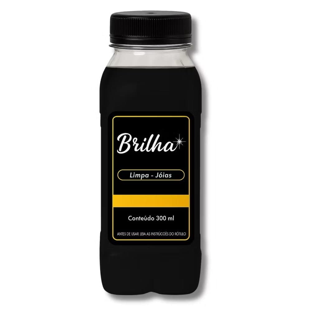 Limpa Joias 300ml Brilha - Liquido para Joias