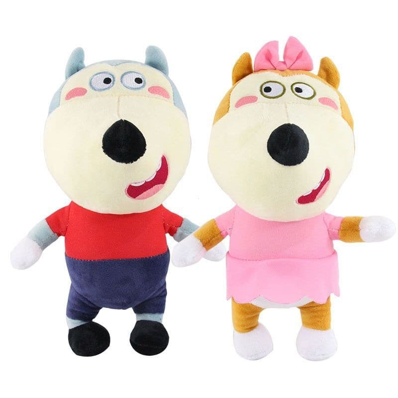 25cm Brinquedo de Pelúcia Wolfoo Lucy Boneca de Família de Desenho Animado Macia e Fofa Presente para Crianças 15QXO6
