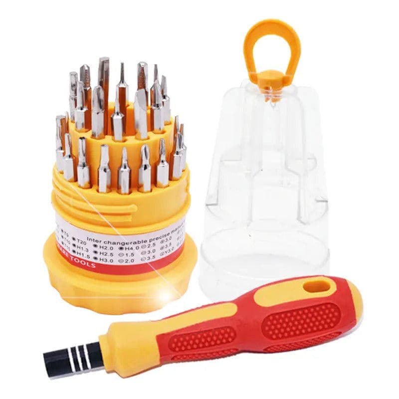 Mini Kit Ferramentas Chaves de Precisão Fenda Philips 30 Pontas