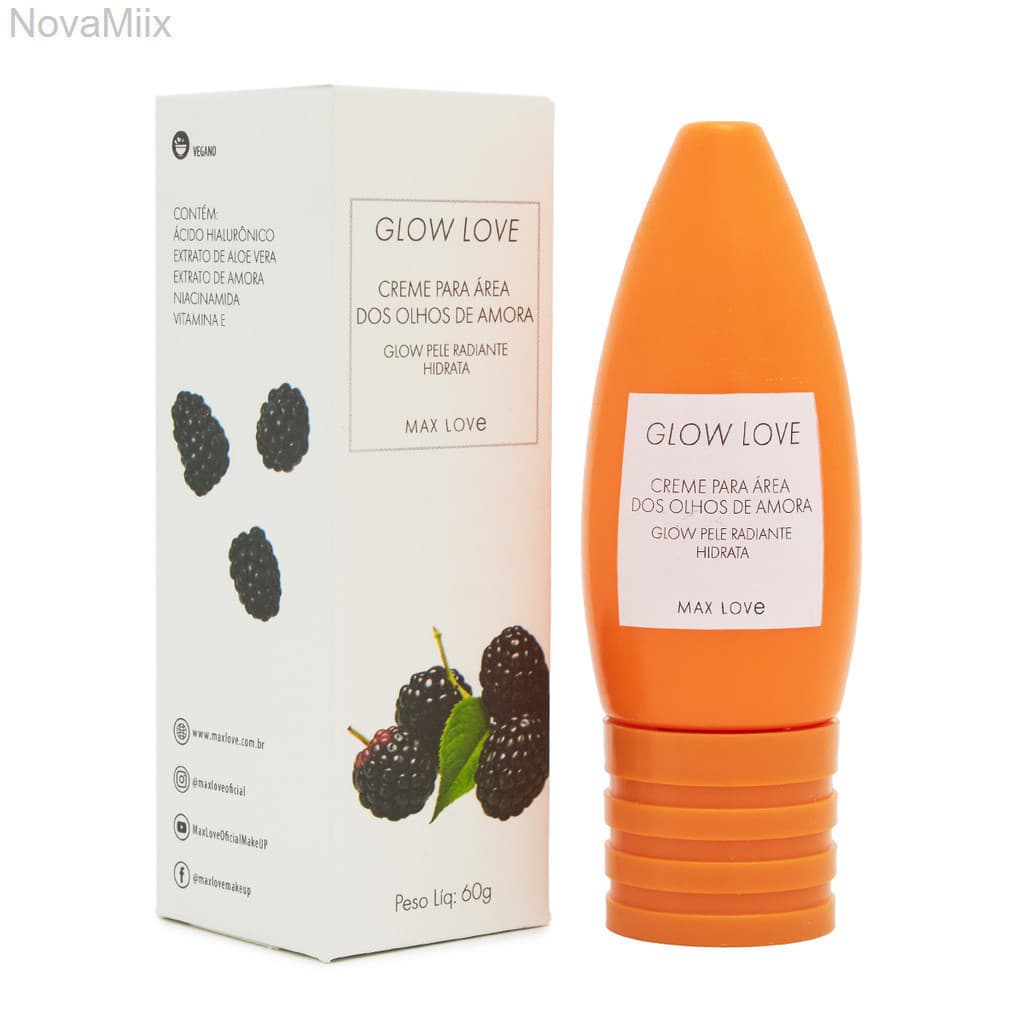 (V)Hidratante Facial Glow Love Amora Max LoveTAB8
