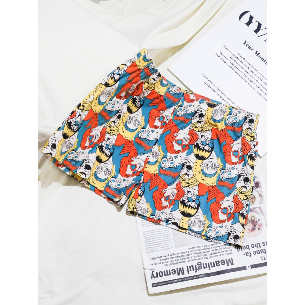 Homens soltos roupa interior masculina solta confortável plana Boxer tamanho grande calças de pijama curto calças de cas
