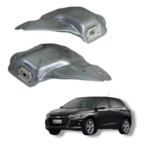 Par Suporte 30522275 30722274 Gm Onix Turbo 2020 2023 Prata