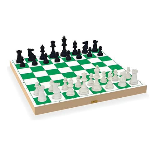 Jogo de Xadrez Oficial Tabuleiro em MDF Junges