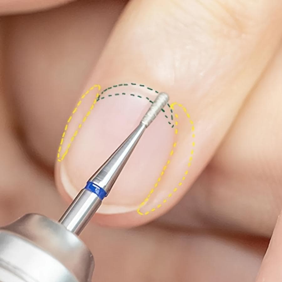 Conjunto De Brocas Para Unhas De 3 Unidades Remoção De Esmalte Em Acrílico E Gel-Baixa Alergia , Maníaco Profissional