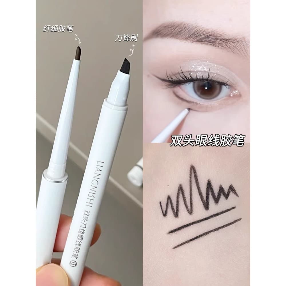 Vem com caneta de Gel delineadora Blade Brush!Delinee facilmente o fim do olho Natural de longa duração à prova d'água s